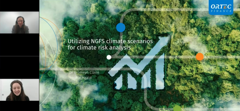 Webinar Utilizing NGFS climate scenarios for climate risk analysis