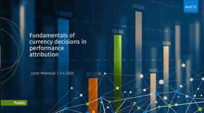 Screenshot IP webinar Fundamentals of currency decisions in performance attribution
