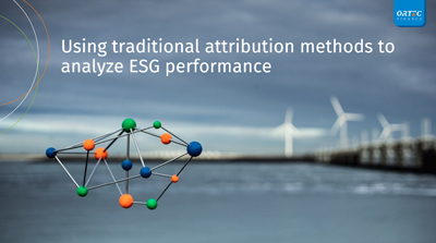 Screenshot IP webinar Using traditional attribution methods to analyze ESG performance